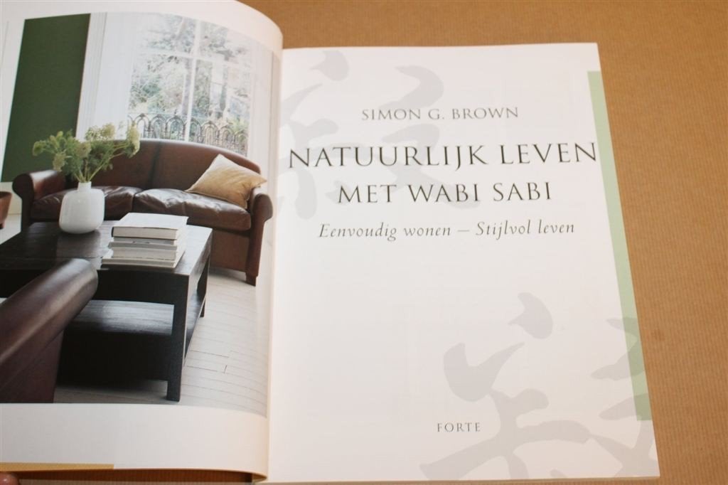 Natuurlijk Leven met Wabi Sabi — Japanse Levensstijl, Ophalen of Verzenden, Gelezen, Overige onderwerpen, Achtergrond en Informatie