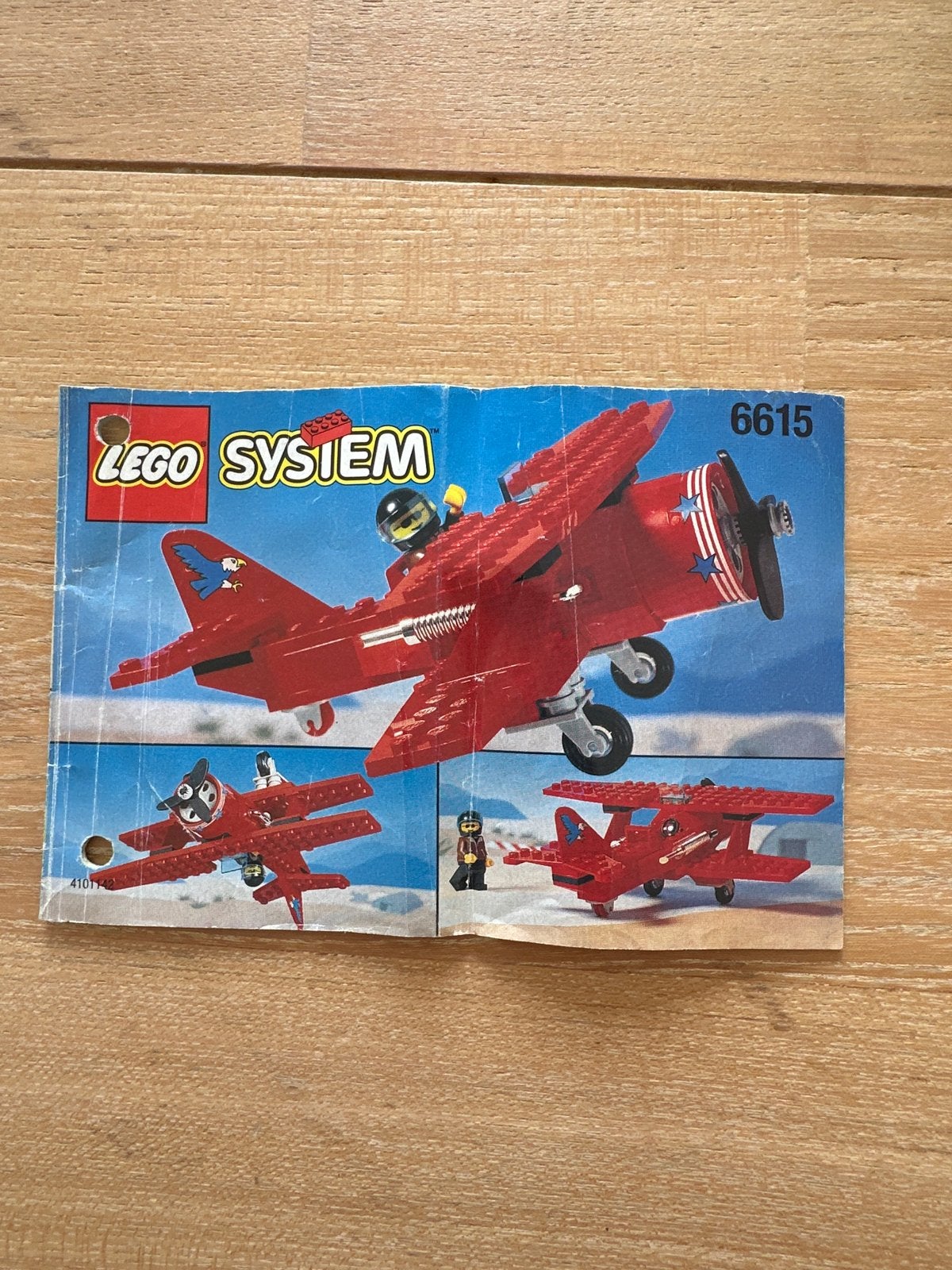 LEGO System 6615 Red Devil Vliegtuig Bouwinstructies, Ophalen of Verzenden, Gebruikt, Overige merken