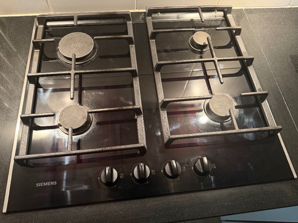 Gaskookplaat, Witgoed en Apparatuur, Kookplaten, Ophalen, Gebruikt, 4 kookzones, Inbouw