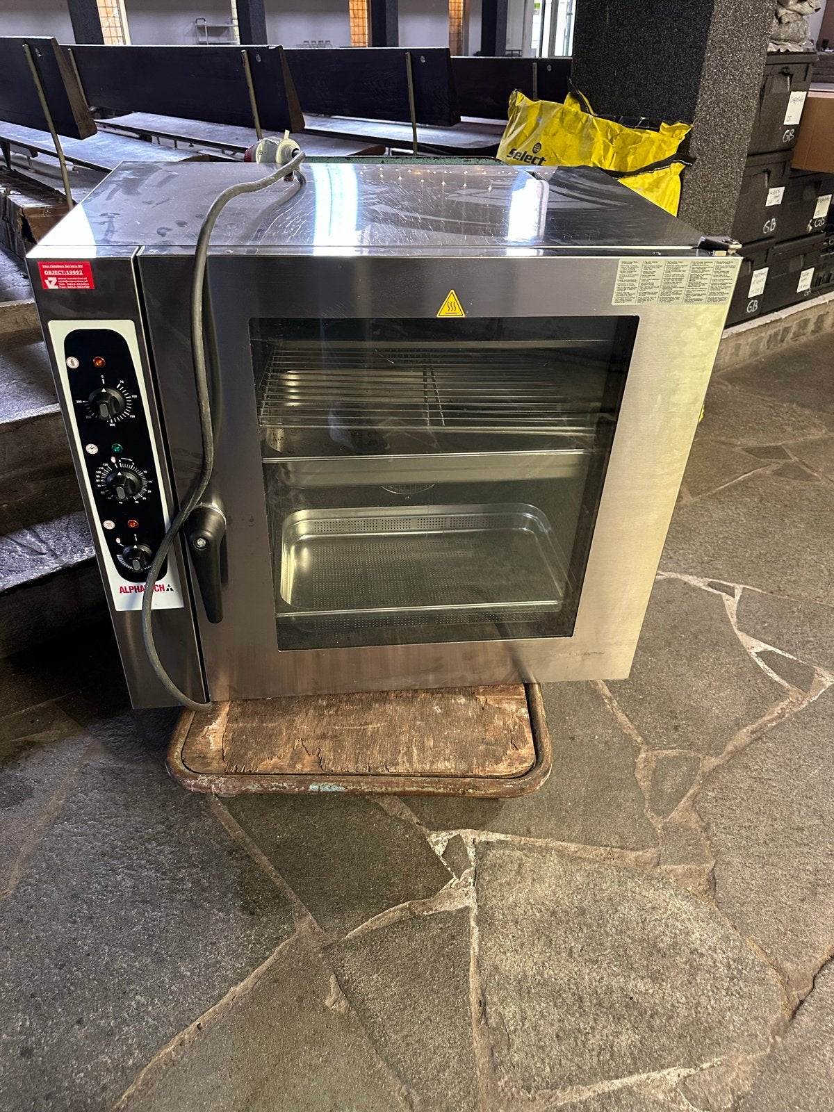 Alphatech Rapid REC071M Combi-oven 7x GN 1/1 + RVS onderstel, Ophalen, Overige merken, Hete lucht, Vrijstaand