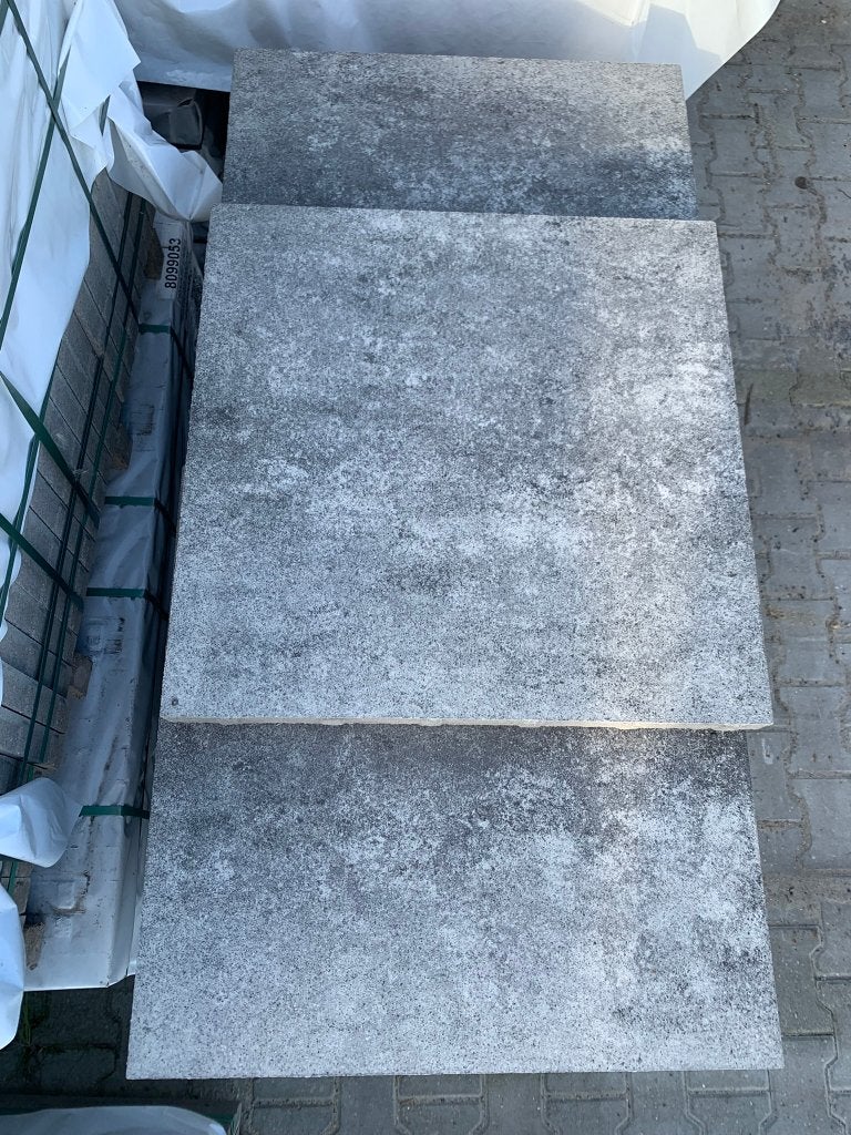 Terrastegel Piastrella 60x60 Grigio Nero geïmpreg. - J&W 3, Tuin en Terras, Ophalen, Nieuw, 10 m² of meer, Nvt