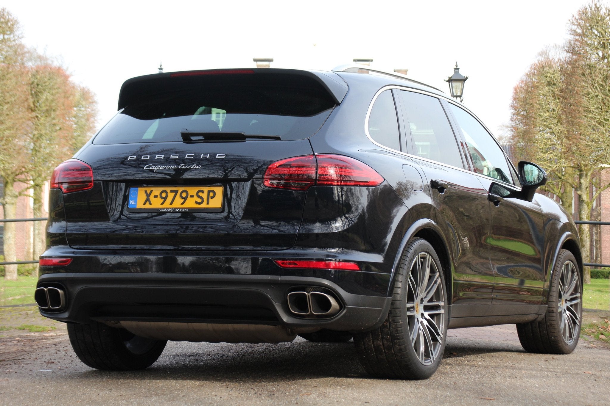 Porsche Cayenne 4.8 Turbo, Gebruikt, Blauw, 520 pk, Leder