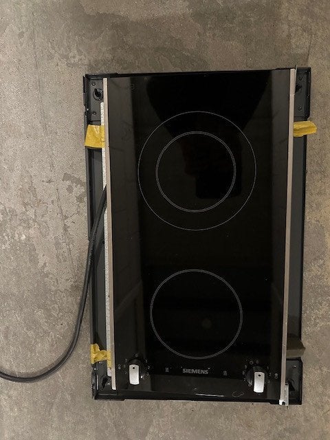 Siemens keramische  2 pits kookplaat Type HSE-3FL.R200, Keramisch, Nieuw, 3 kookzones of minder, Ophalen of Verzenden
