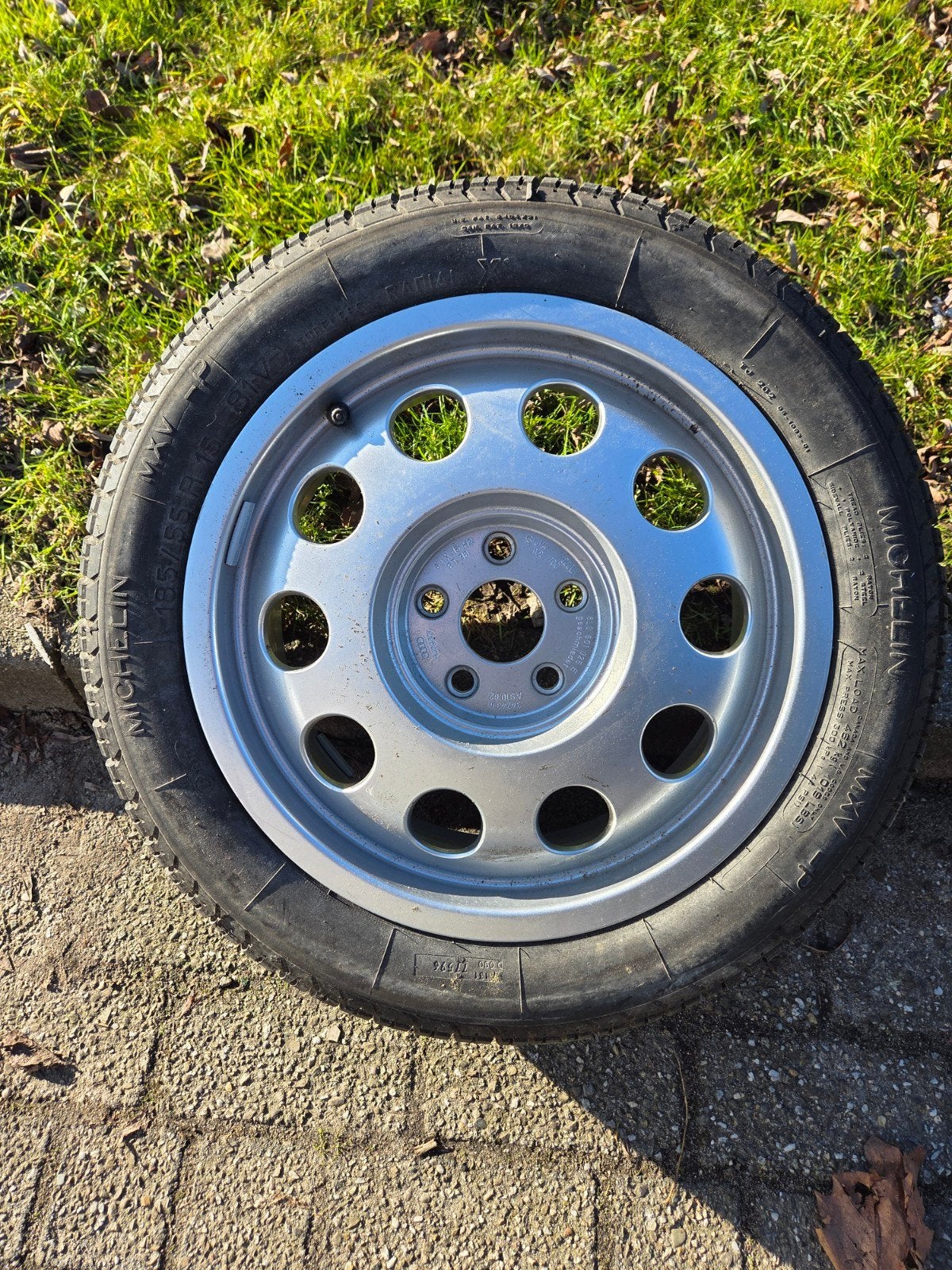 5 x100 en 5x 112 reserve band wiel., Auto-onderdelen, Ophalen, 14 inch, Gebruikt, Velg(en)