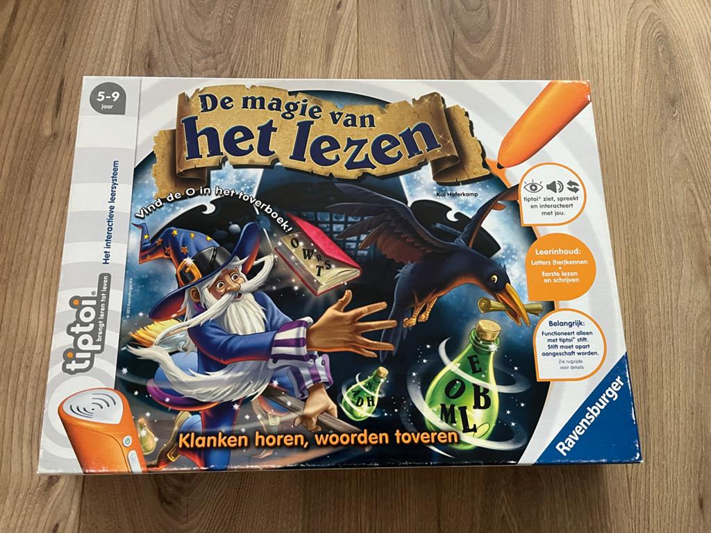 Tiptoi Spel: De magie van het lezen, Ophalen of Verzenden, Zo goed als nieuw