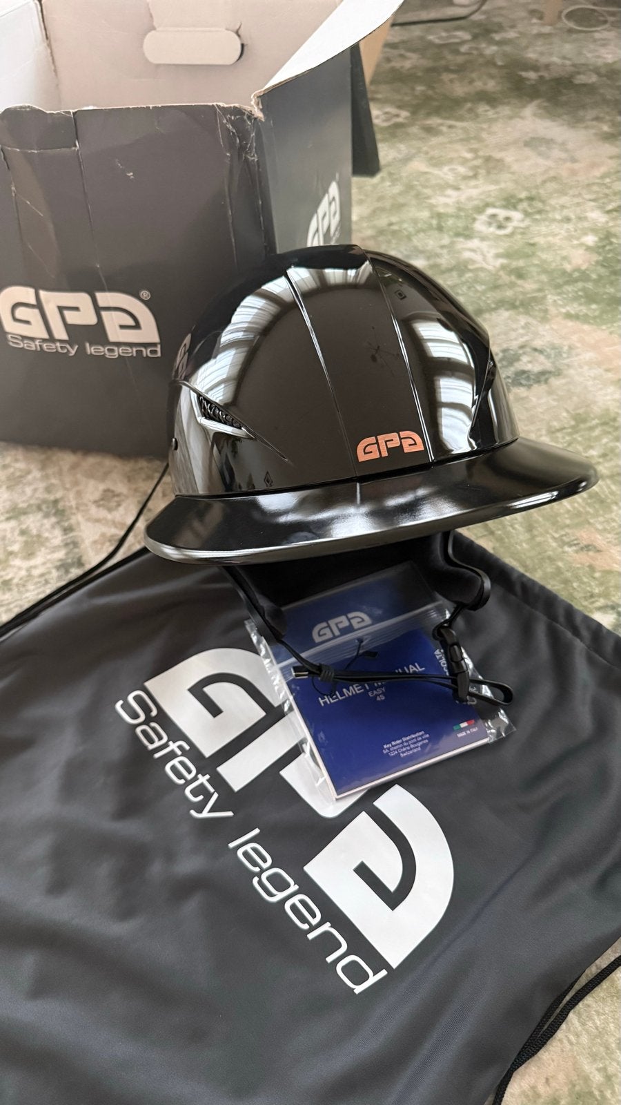 GPA Easy First Lady Premium TLS Riding Helmet, Ophalen of Verzenden, Nieuw