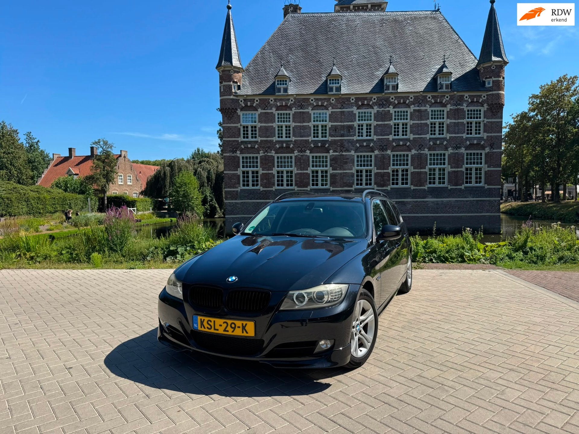 BMW 3-serie Touring 320i|CLIMA|NAVI|KETTING VERV.|STOELVERW., Automaat, Achterwielaandrijving, 1435 kg, Zwart
