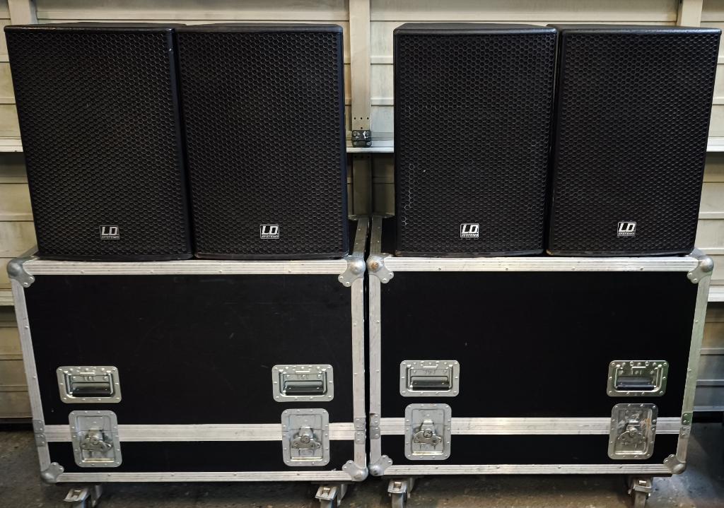 LD SYSTEMS stinger set de 4x, Ophalen, Refurbished