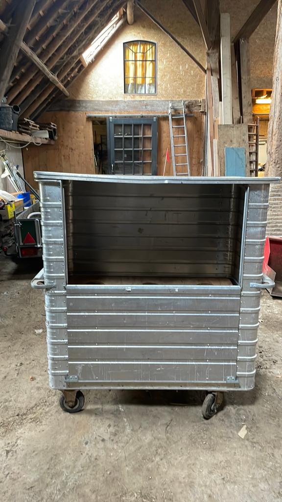 Zarges Robuuste aluminium transportkar op wielen, Doe-het-zelf en Verbouw, Transportwagens, 100 liter of meer, Ophalen, Gebruikt