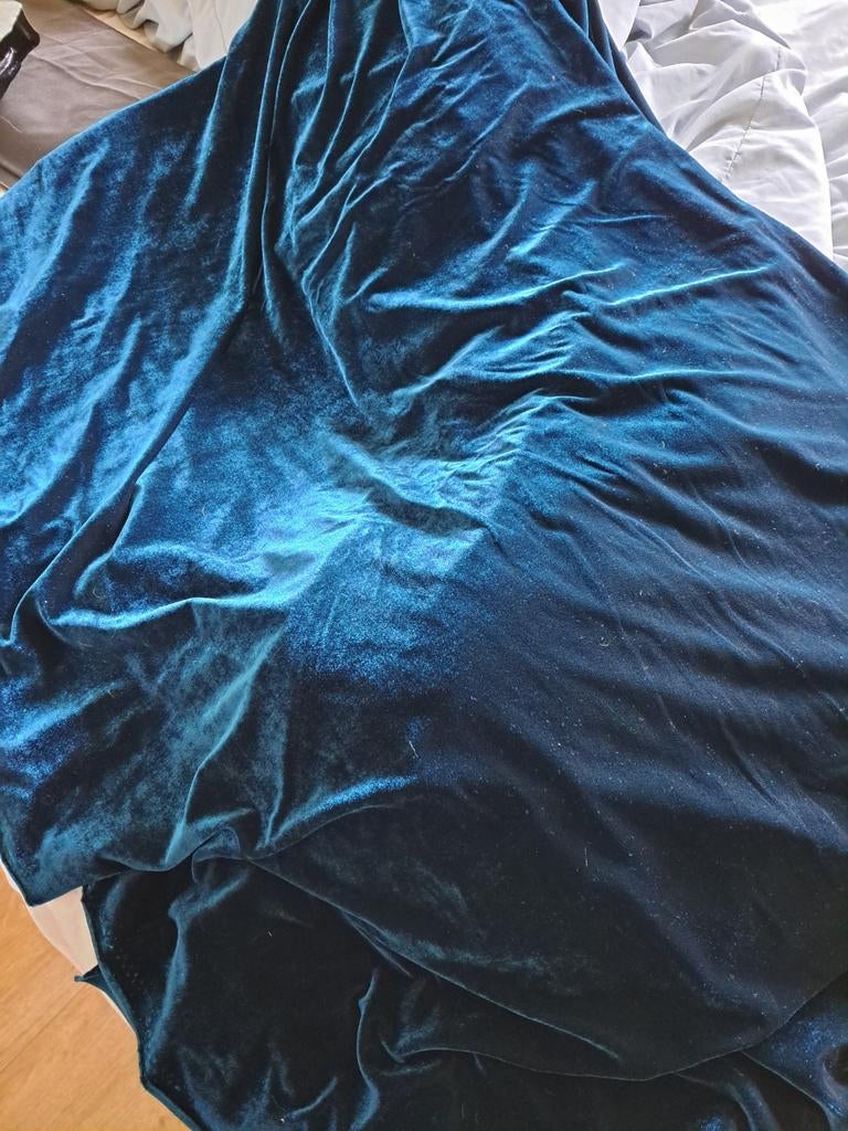 Lap stof, fluweel stretch, Ophalen of Verzenden, Nieuw