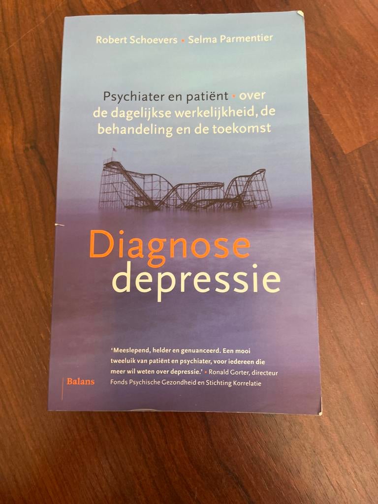 Diagnose depressie: Psychiater en patiënt, Ophalen of Verzenden, Zo goed als nieuw