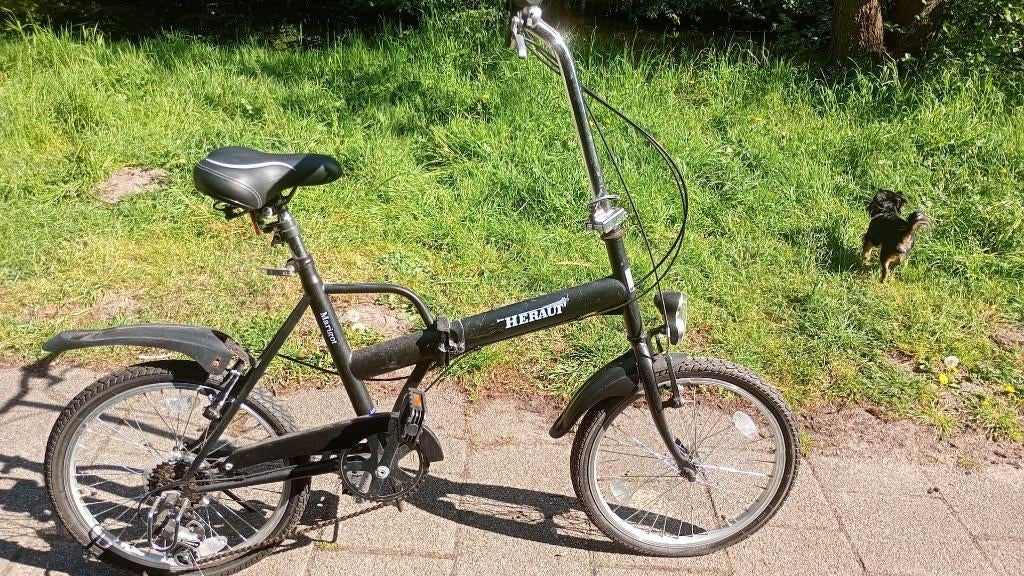 Vouw Fiets Heraut Marigot, Fietsen en Brommers, Fietsen | Vouwfietsen, Overige merken, Gebruikt, Velgrem, Ophalen of Verzenden
