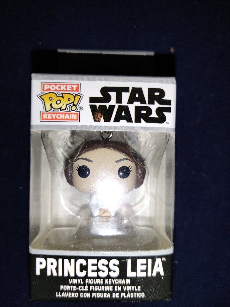Princess Leia Vinyl Figure Keychain Star Wars Pop Pcket, Ophalen of Verzenden, Nieuw, Actiefiguurtje