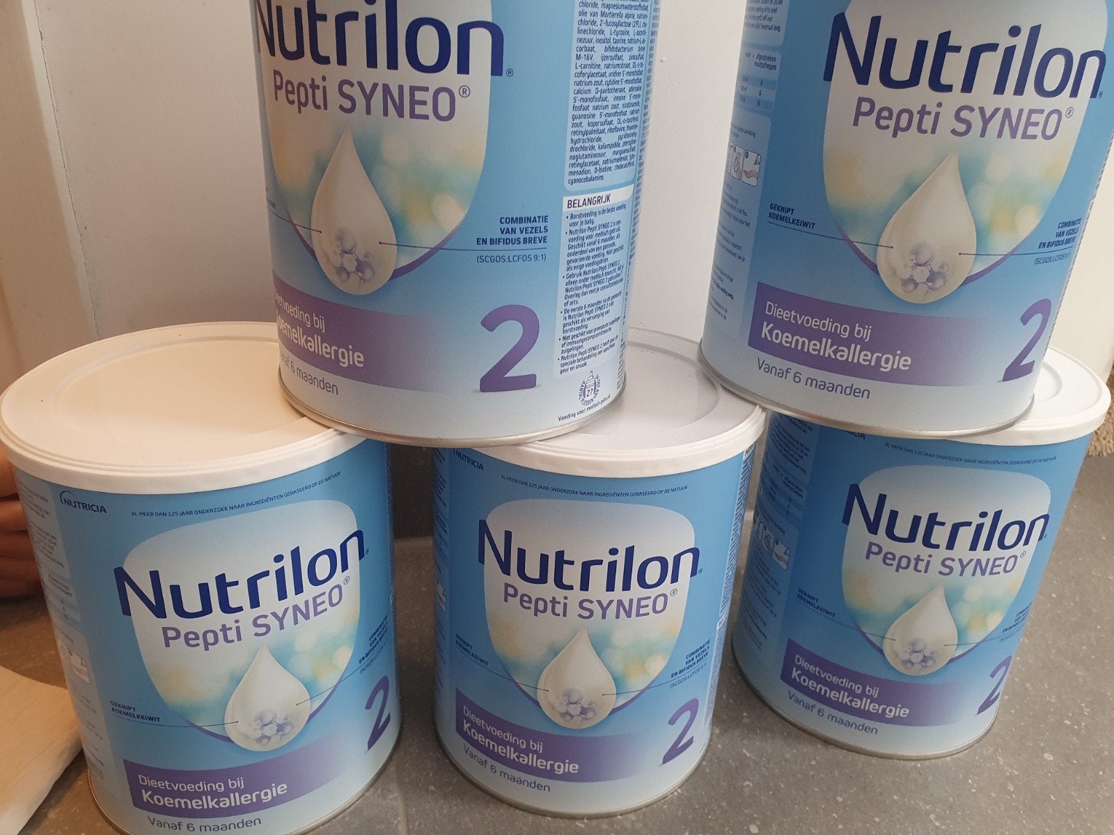 10x Nutrilon Pepti SYNEO 2 Dieetvoeding Koemelkallergie, Ophalen of Verzenden, Nieuw, Babyvoedingmaker, Nutrilon