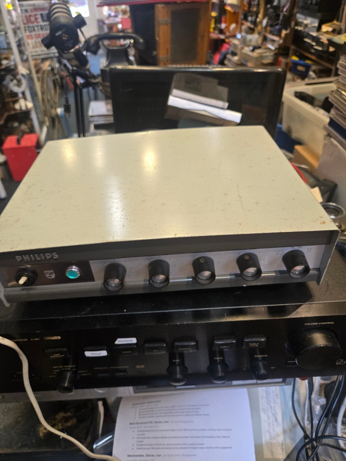 Philips AG9016 buizen versterker, Ophalen of Verzenden, Minder dan 60 watt, Overige merken