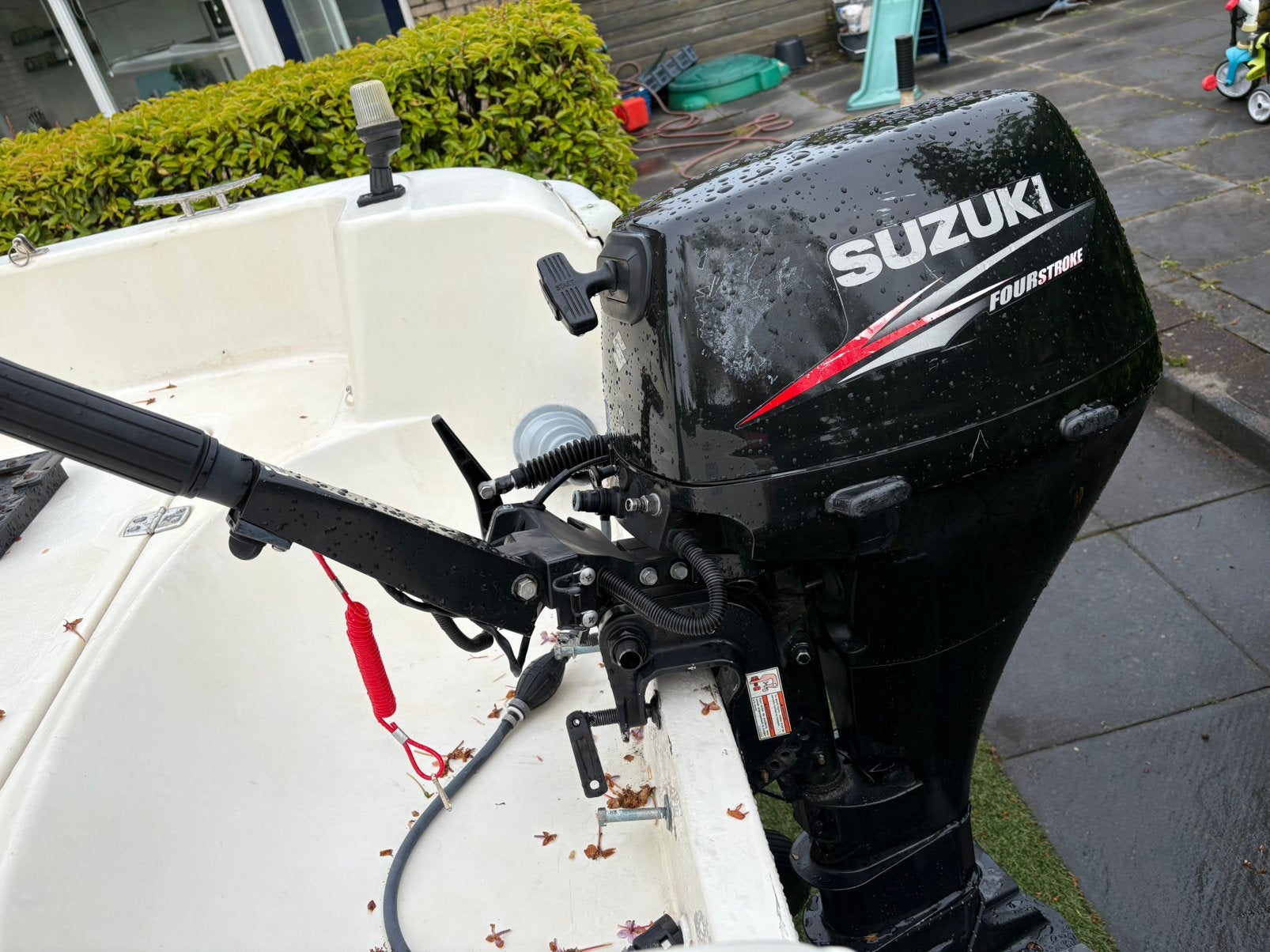 Suzuki 8pk 4 takt langstaart buitenboordmotor, Watersport en Boten, Ophalen, Gebruikt, 5 tot 10 pk, Viertaktmotor