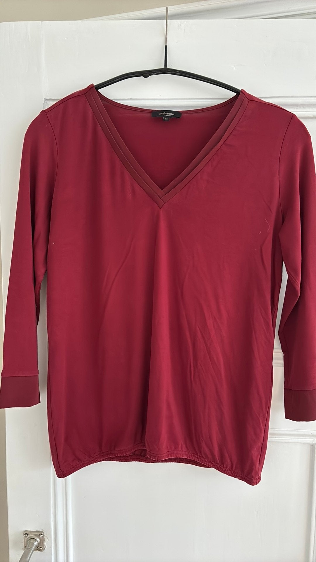 Claudia Strater wijnrode longsleeve nieuw maat 38, Verzenden, Nieuw, Maat 38/40 (M), Overige kleuren