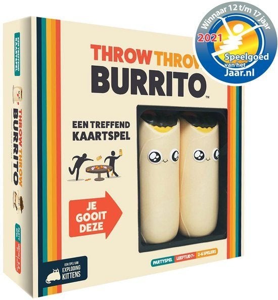Thrown Throw Burrito, Vijf spelers of meer, Ophalen of Verzenden, Nieuw, Exploding Kittens