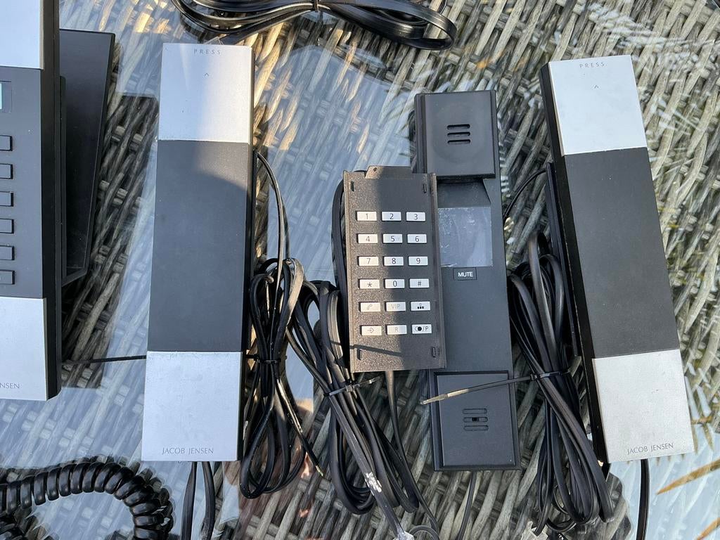 Vintage Jacob Jensen Design Telefoons (1x T5, 3x T2), Ophalen, Gebruikt
