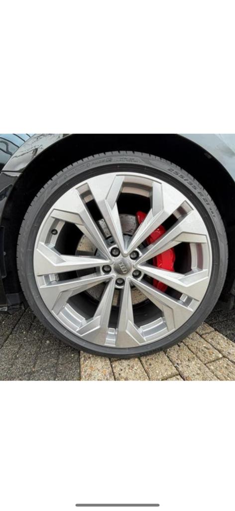 Audi a6 velgen 21 incl orgineel, Auto-onderdelen, Banden en Velgen, Velg(en), Nieuw, Zomerbanden, 21 inch