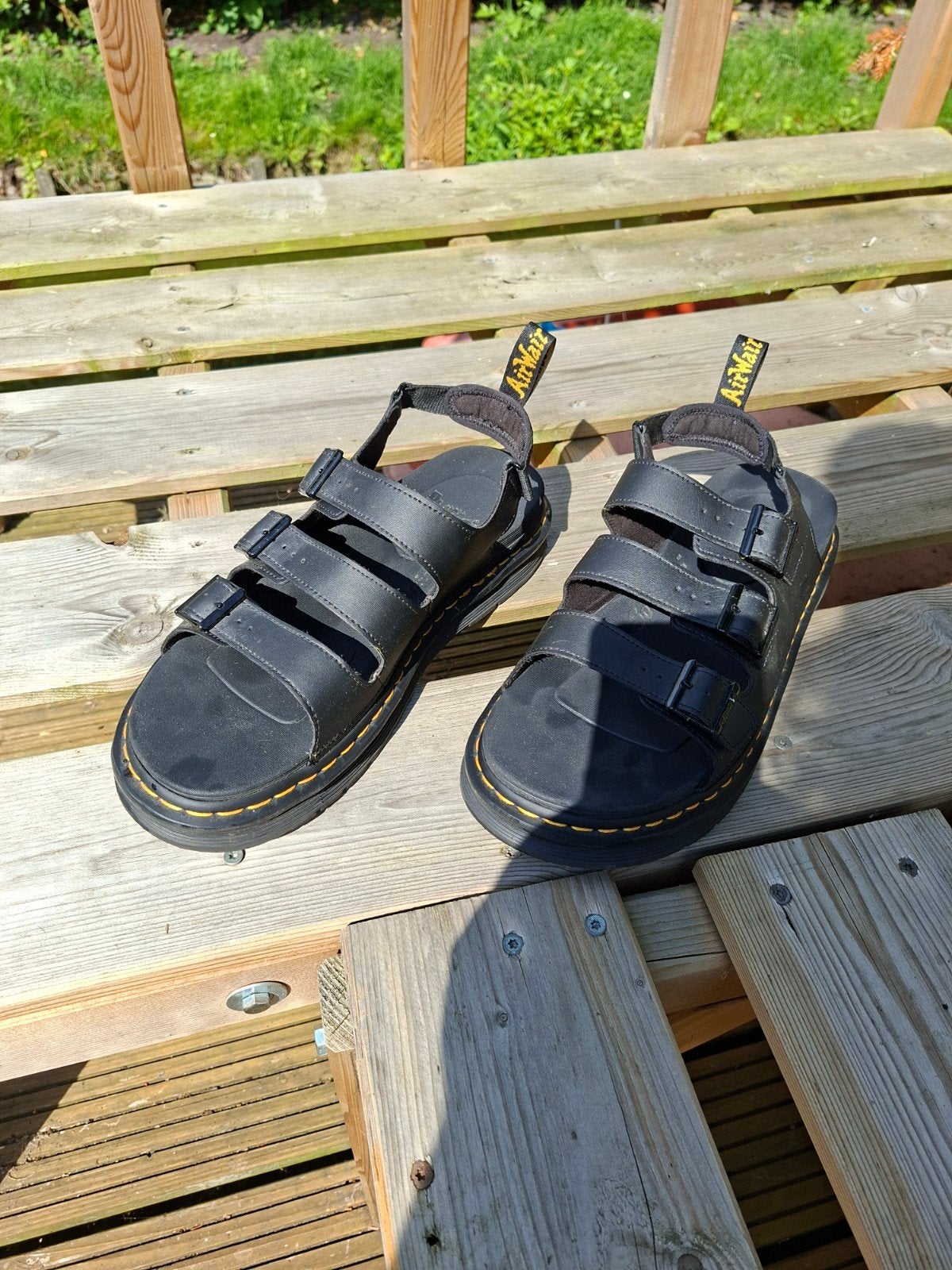Dr. Martens sandalen. Maat 47, Kleding | Heren, Ophalen of Verzenden, Zo goed als nieuw, Zwart, Sandalen