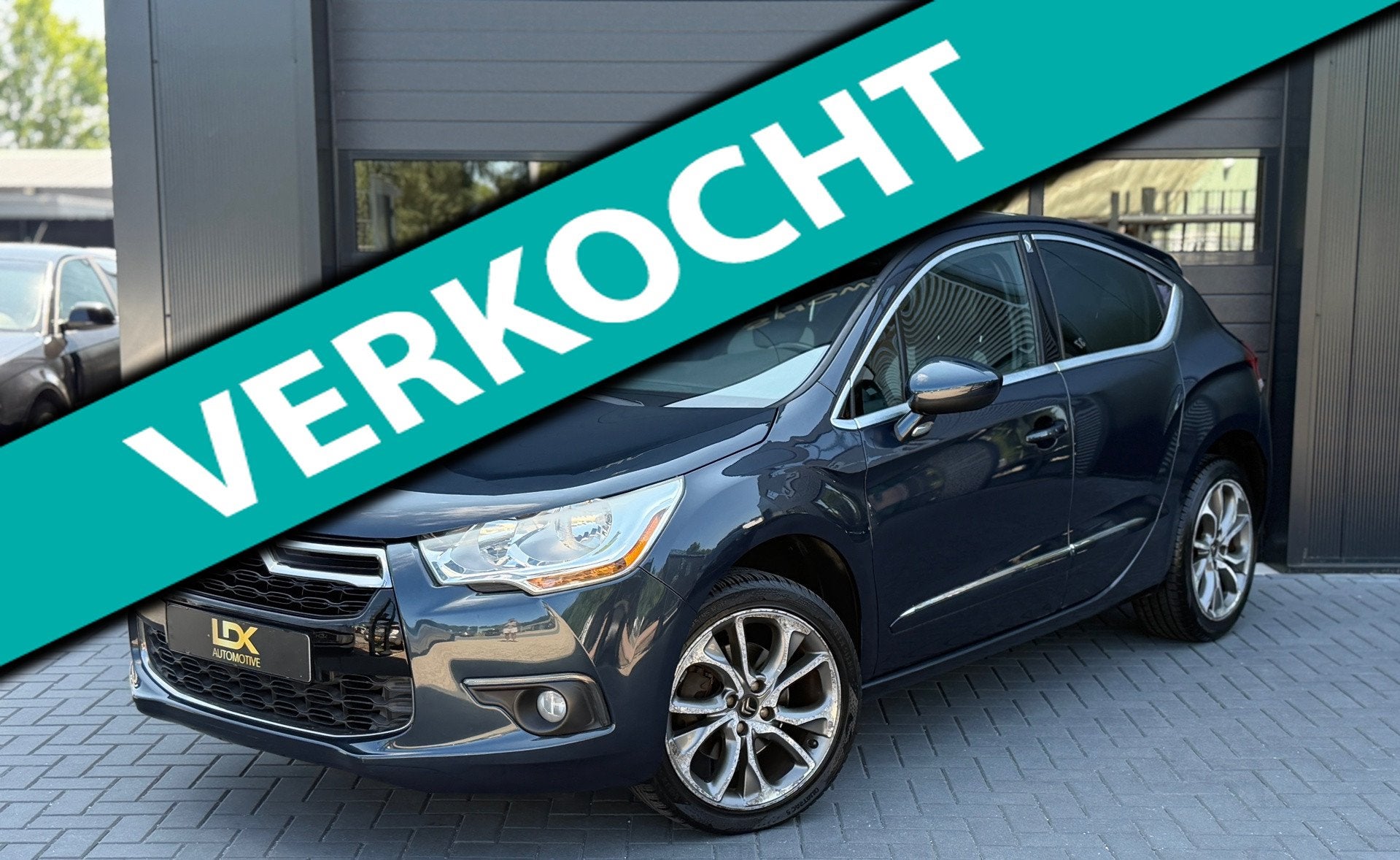 Citroen DS4 1.6 THP So Chic|Automaat|stoelverwarming|Cruise|, Auto's, Citroën, Euro 5, Gebruikt, 715 kg, Blauw