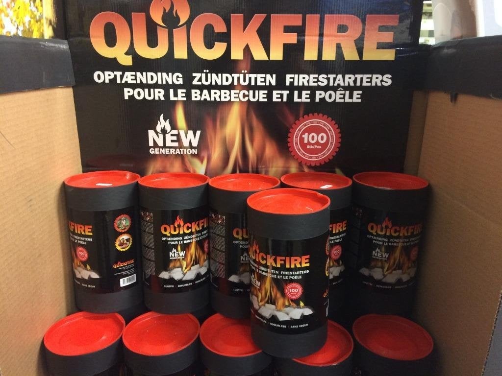 Termatech Quickfire aanmaakzakjes , 100 stuks per koker, Ophalen, Nieuw