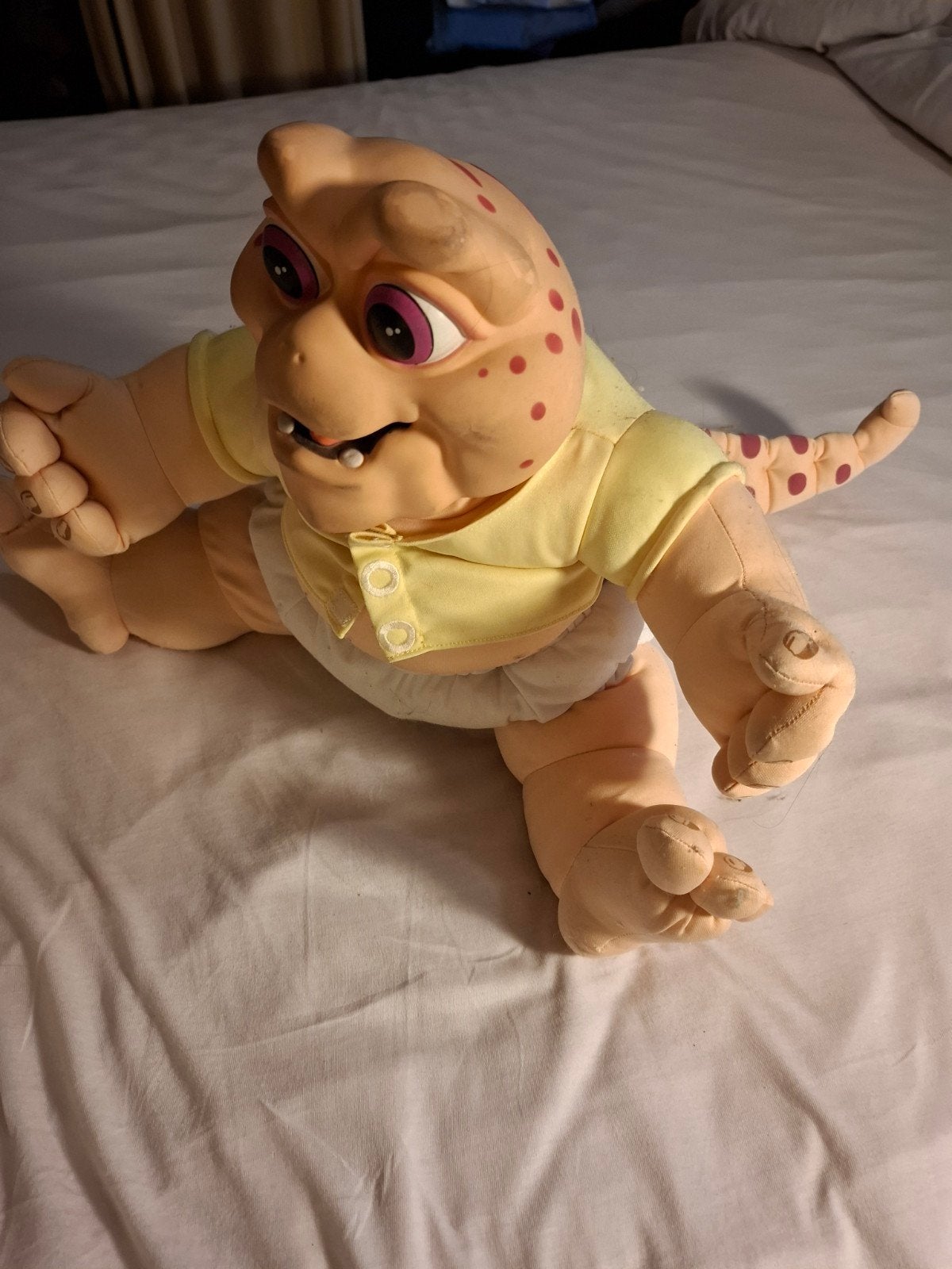 Grote knuffel van de tv-serie Dinosaurs, Ophalen of Verzenden, Gebruikt