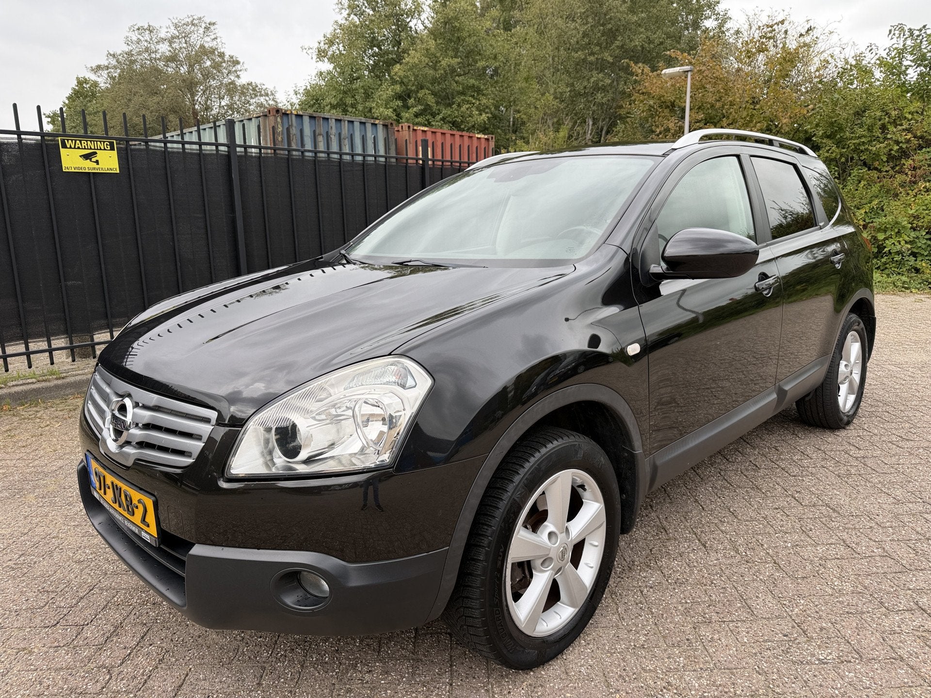 Nissan QASHQAI+2 1.6 Optima Clima/Cruise/Navi/Pano/Trekh 7 P, Auto's, Voorwielaandrijving, Stof, Gebruikt, Zwart