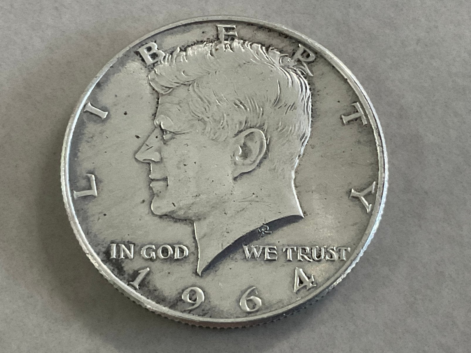 Originele Amerikaanse zilveren half Dollar 1964 (D) Kennedy, Postzegels en Munten, Ophalen of Verzenden, Noord-Amerika, Zilver