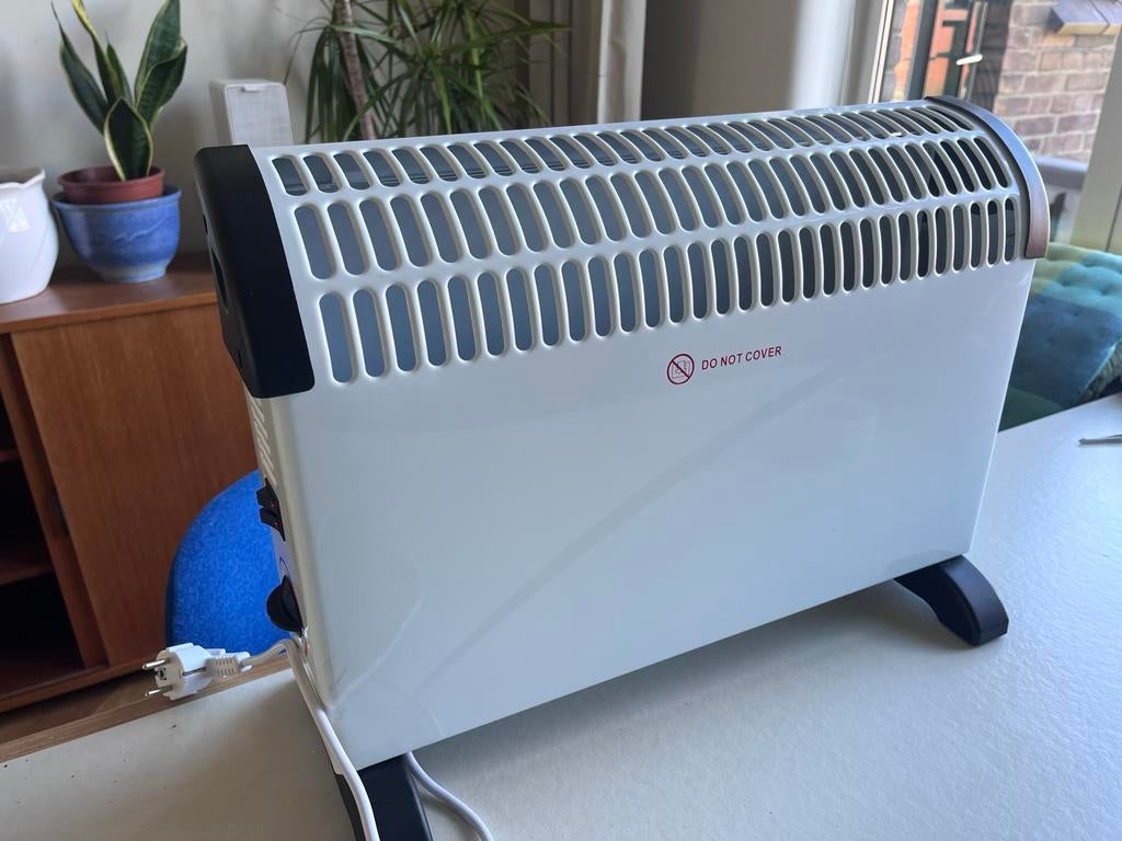 Elektrische kachel met thermostaat, Doe-het-zelf en Verbouw, Verwarming en Radiatoren, Ophalen, Gebruikt, Minder dan 30 cm, Kachel