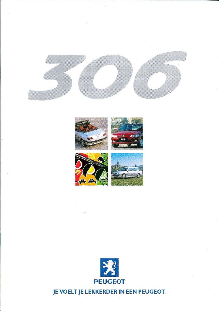 Brochure Peugeot 306 1999, Ophalen of Verzenden, Gelezen, Peugeot