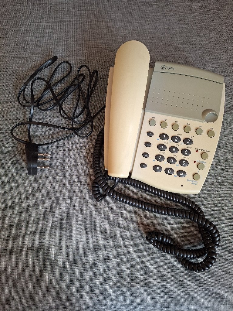 Vintage KPN Telecom Telefoon met Toetsen type Denver, Ophalen, Gebruikt