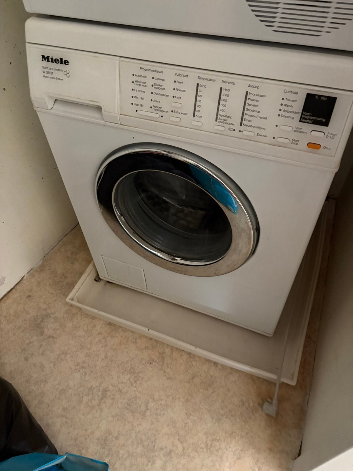 Miele Wasmachine, Ophalen, Gebruikt, 85 tot 90 cm, 1200 tot 1600 toeren