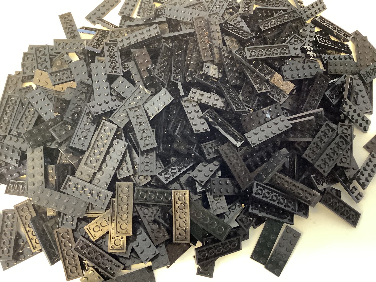 Lego plaat 2x6 zwart, Ophalen of Verzenden, Gebruikt, Losse stenen, Lego