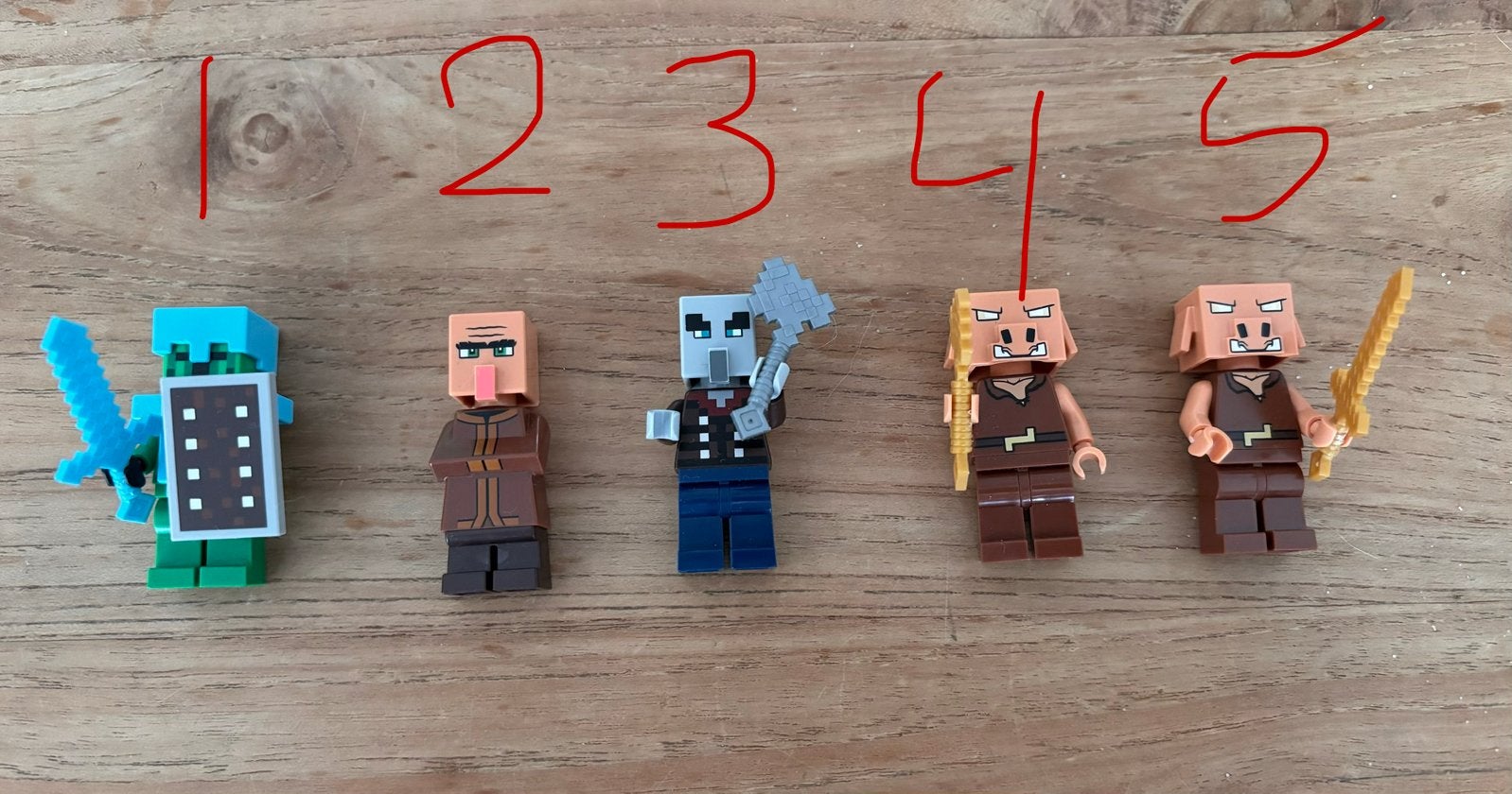 Lego minecraft minifiguur, Minecraft, Lego, Ophalen of Verzenden, Zo goed als nieuw