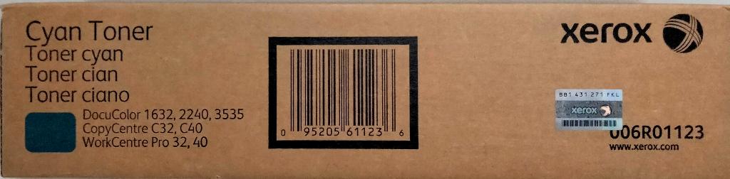 Originele Xerox toner cartridge 006R01123 WorkCentre Cyaan, Ophalen of Verzenden, Nieuw, Toner, Xerox
