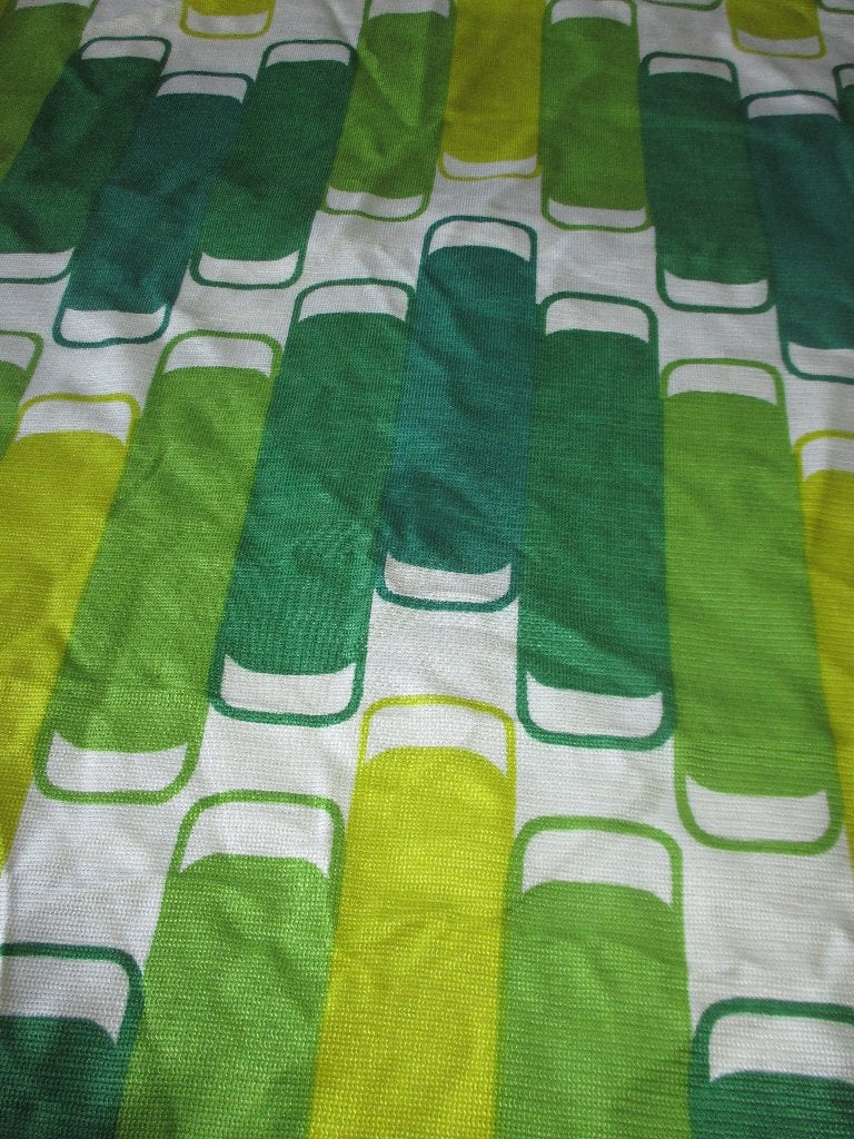 Vintage stof, Hobby en Vrije tijd, Stoffen en Lappen, Bruin, 120 cm of meer, Ophalen of Verzenden, Katoen