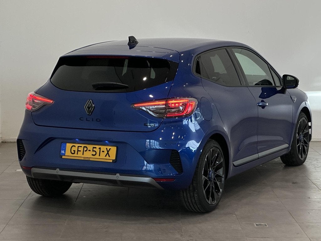 Renault Clio 1.6 E-Tech Full Hybrid 145 Esprit Alpine | BOSE, Gebruikt, Met garantie (alle), Blauw, Leder en Stof