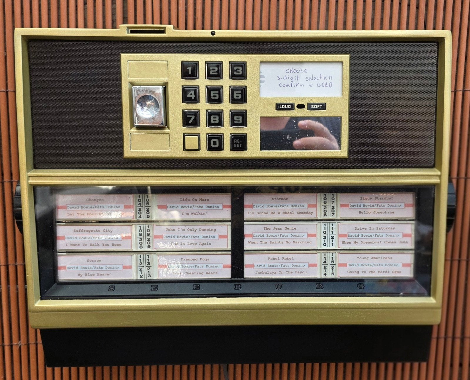 Seeburg wallbox / mini jukebox op mp3, Ophalen, 1970 tot heden, Seeburg