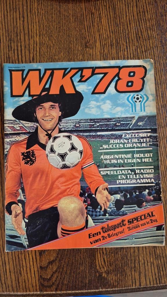 Tijdschrift WK 1978, Verzamelen, Ophalen of Verzenden, Gebruikt, Buitenlandse clubs, Boek of Tijdschrift