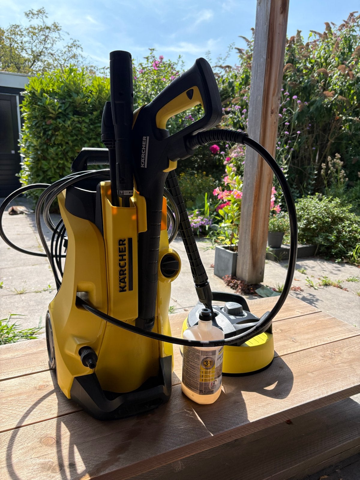 Kärcher K4 Full Control hogedrukreiniger met accessoires, Ophalen, Zo goed als nieuw, Elektrisch, Met regelbare waterdruk
