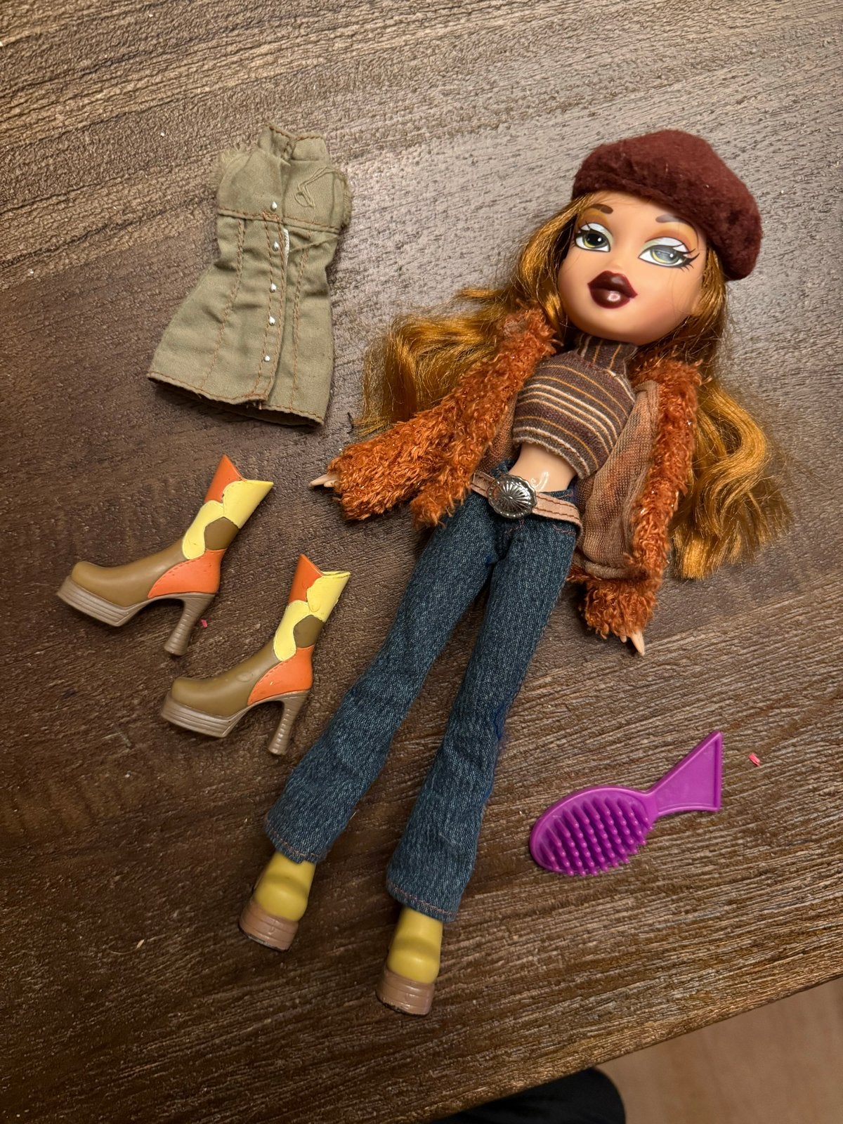 Bratz pop met accessoires - Meygan 2002, Ophalen of Verzenden, Gebruikt, Overige typen