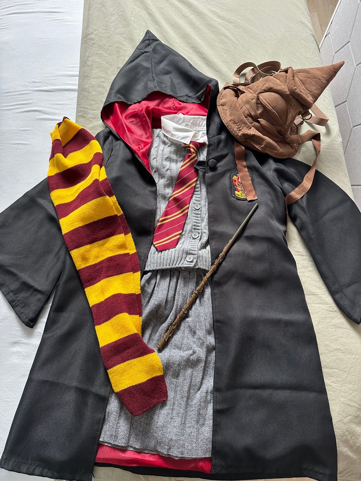 Harry Potter Kostuum Set - Hermelien, Ophalen, Zo goed als nieuw, Pak of Jurk