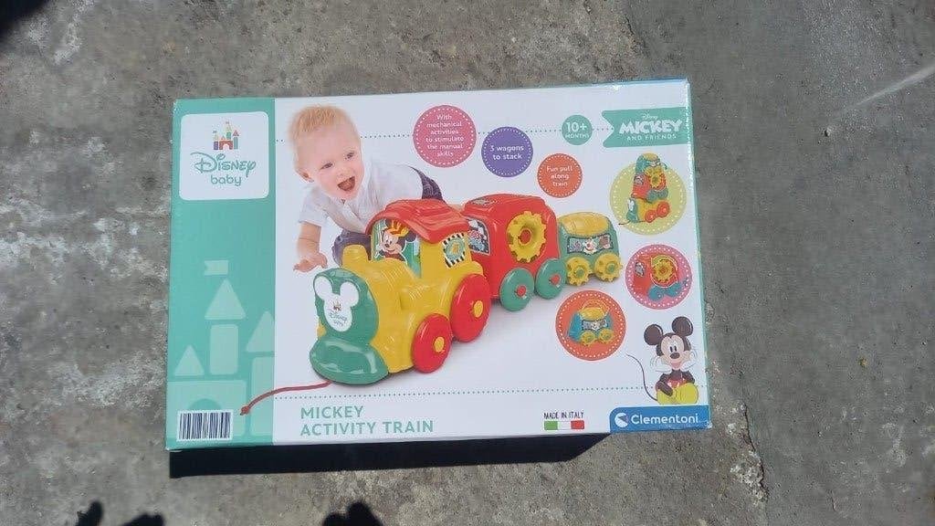 Disney Baby Mickey Activity Trein Clementoni, Ophalen of Verzenden, Nieuw, Auto, Met licht