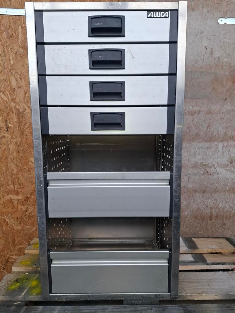 ALUCA Ladekast - Robuuste Opbergoplossing, Ophalen, Gebruikt, 100 tot 150 cm, 50 tot 100 cm
