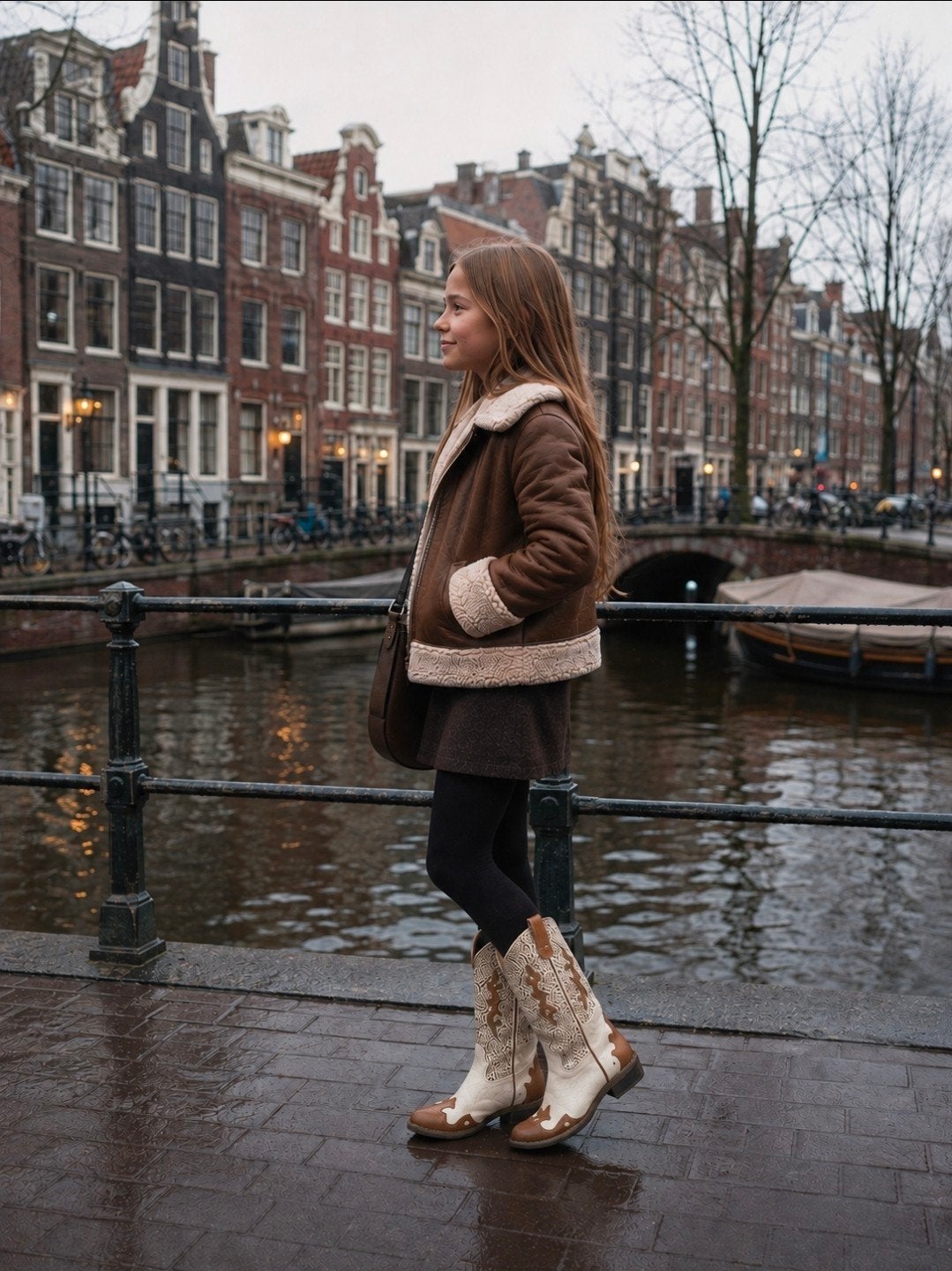 Red Rag Western Laarzen Maat 34, nieuw, echt leer., Red Rag, Meisje, Nieuw, Ophalen of Verzenden
