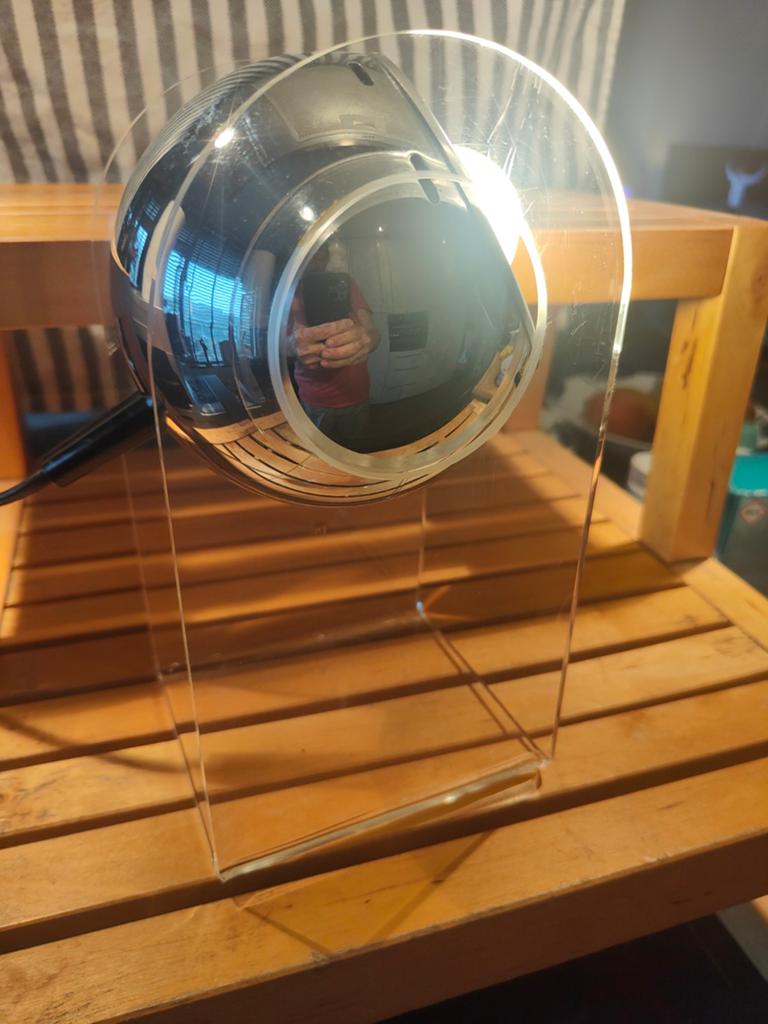Space Age Lamp - Stijlvol Design  Vintage fraai, Huis en Inrichting, Lampen | Tafellampen, Ophalen of Verzenden, Zo goed als nieuw