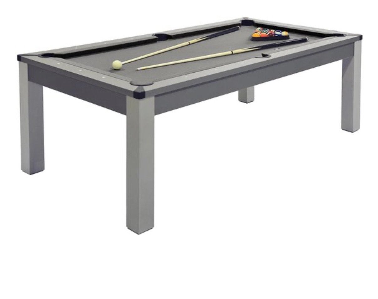 3-in-1 Pool-, Tafeltennis- & Eettafel - Grijs, Ophalen, Nieuw, Pooltafel
