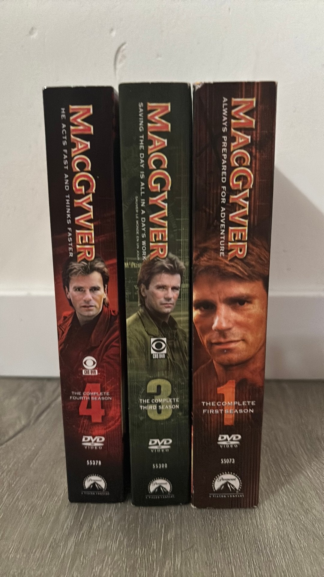 MacGyver seizoen 1, 3 & 4, Ophalen of Verzenden, Zo goed als nieuw